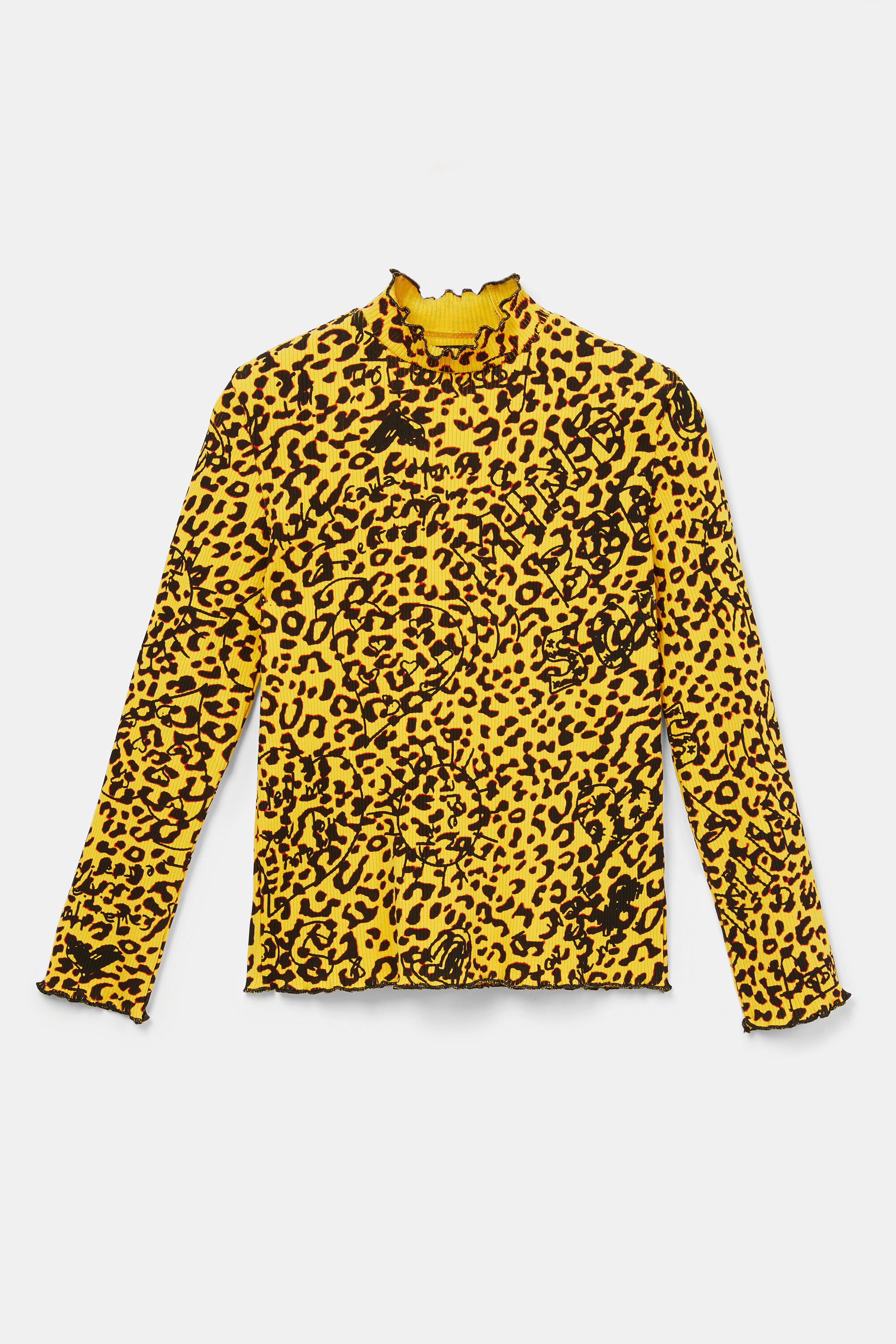 Rippshirt Animal Print