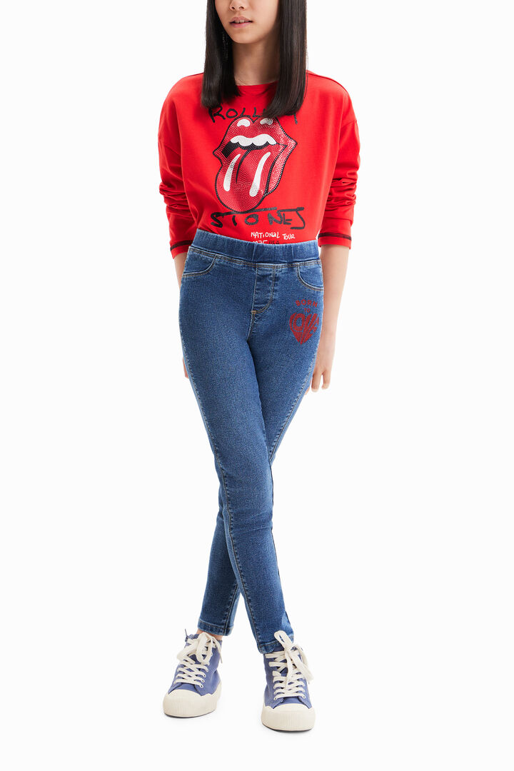 Leggings jeans messaggio | Desigual