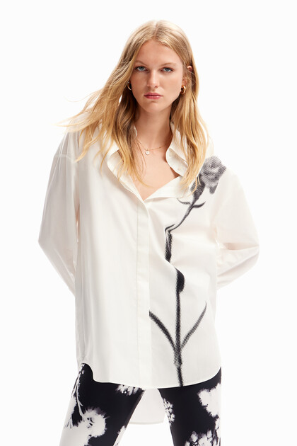 Oversize flower shirt