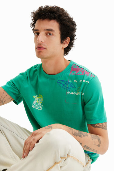 Samarreta arty brodats | Desigual