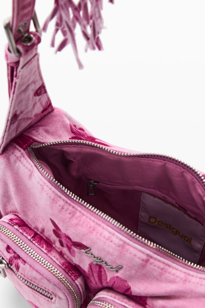 Medium denim crossbody bag | Desigual