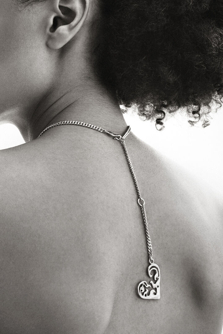 Zalio gold plated small heart necklace | Desigual