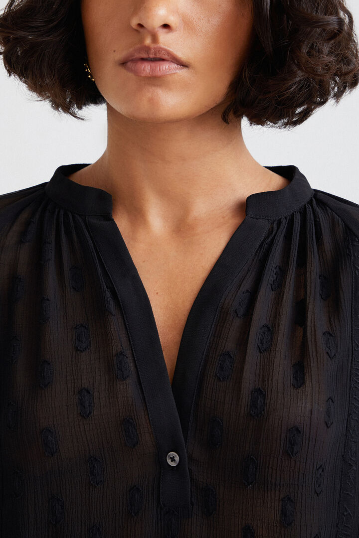 Blusa semitransparente loose | Desigual