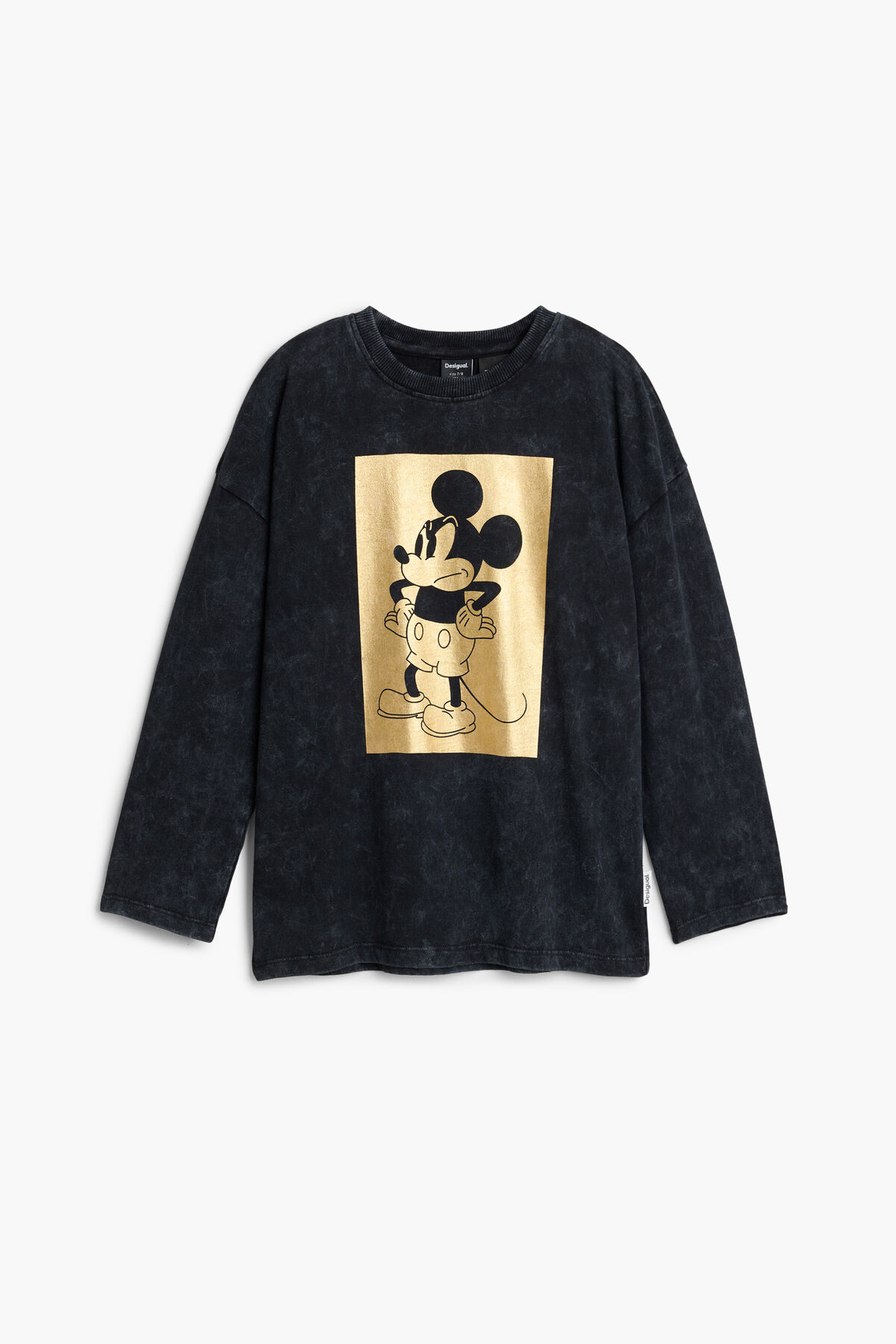 ミッキーマウス™長袖Tシャツ 青 子どもの頃 I Desigual.com