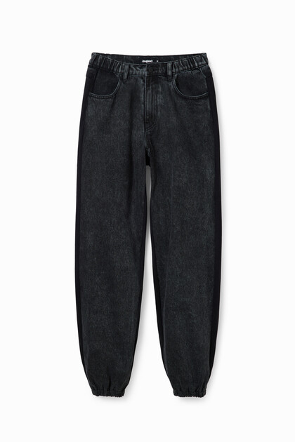 Jeans Jogger Blumen
