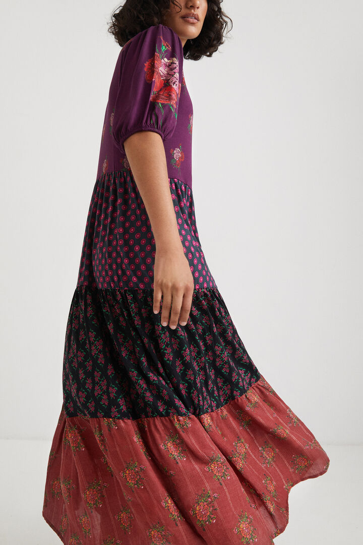 Vestido midi volantes | Desigual
