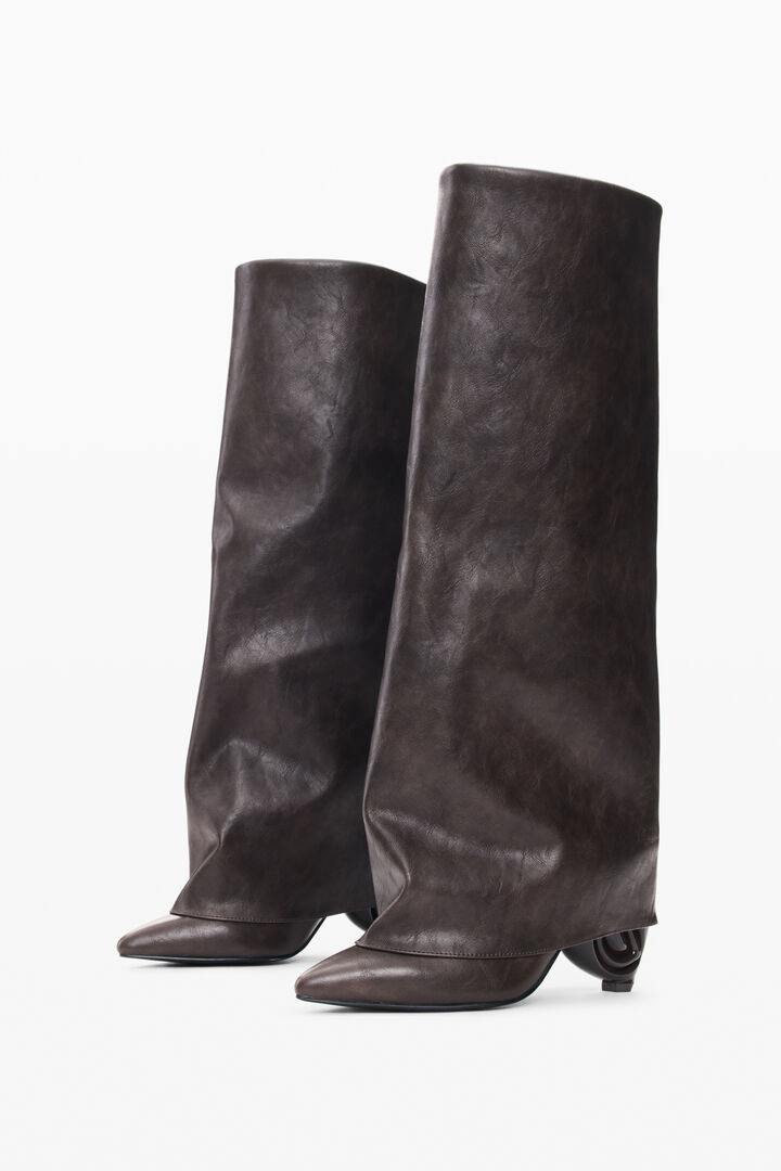 Faux Leather Boots