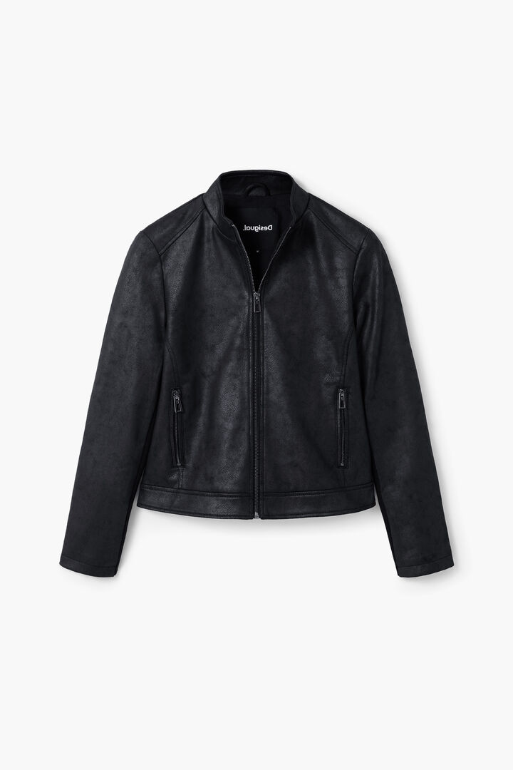 Slim biker jacket
