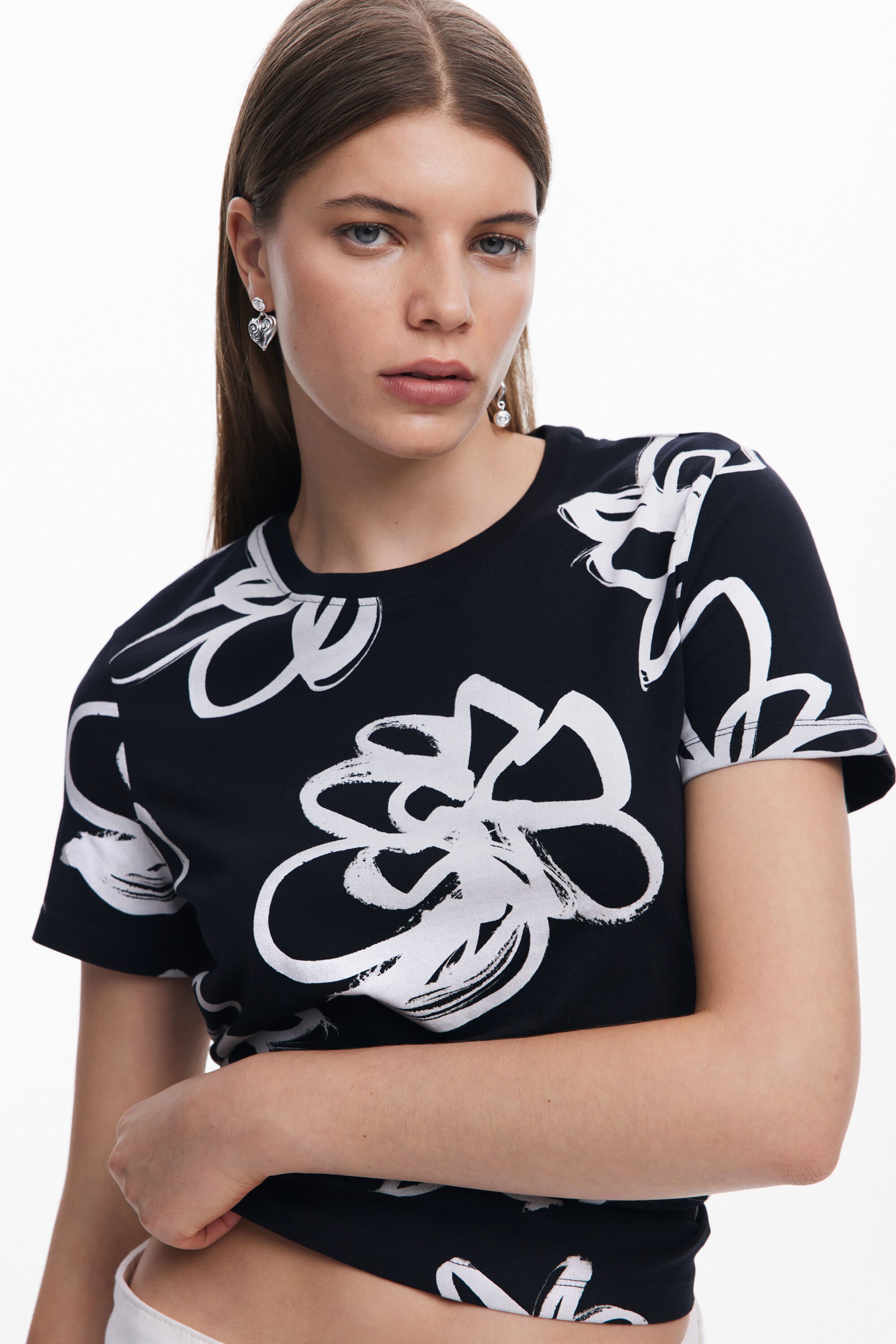Tシャツ・カットソー NACHE : 25SS / CONVEX PRINTED T-SHIRT (FLOWERY) CONVEX PRINTED T-SHIRT FLOWERY - NACHE
