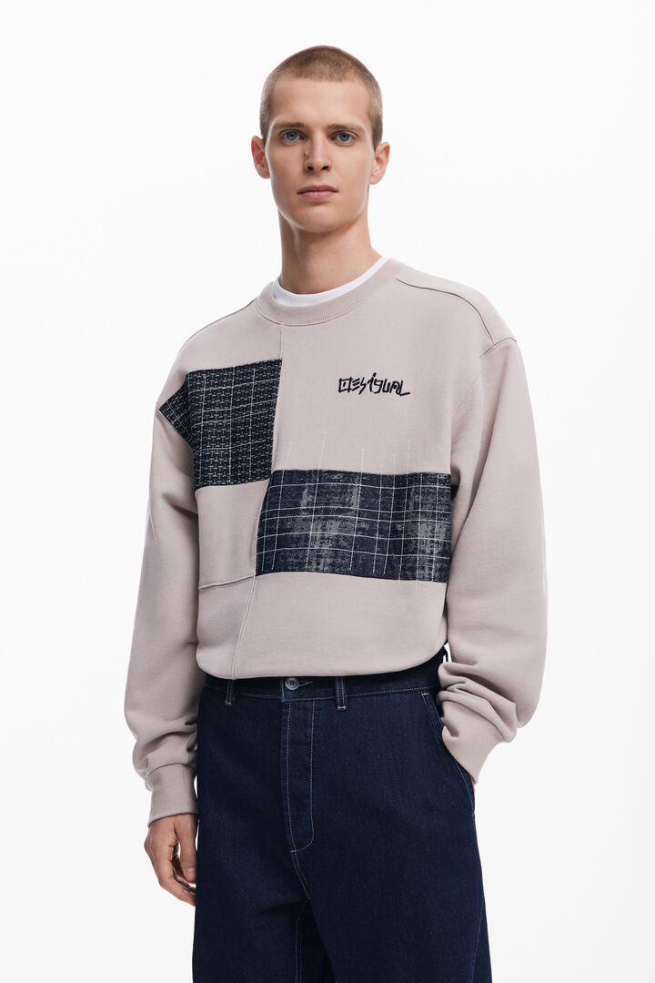 Zigzag stitch jeans | Desigual