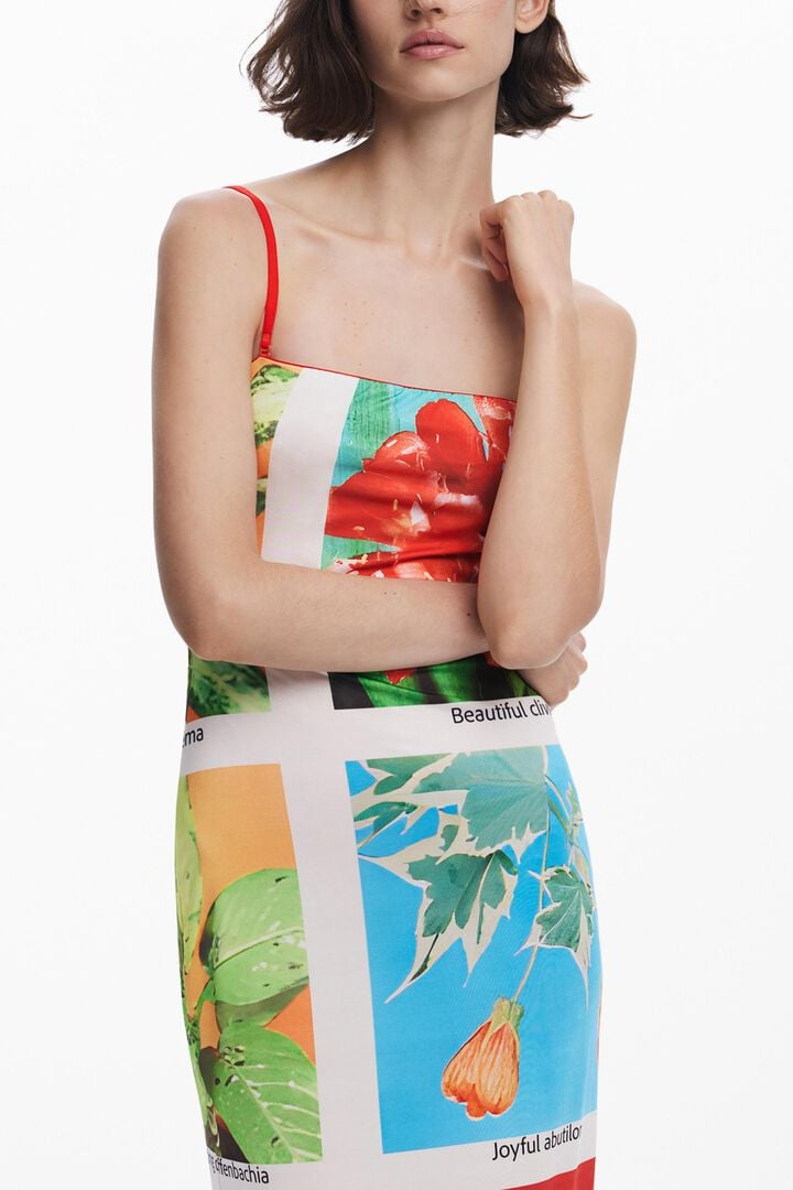 Vestido longo postais Tyler McGillivary