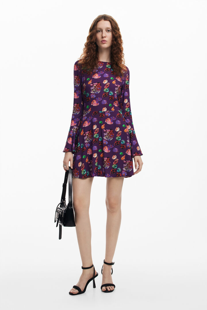Mini floral dress M. Christian Lacroix