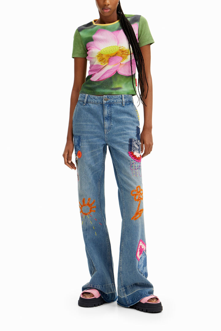 Tyler McGillivary flared jeans | Desigual