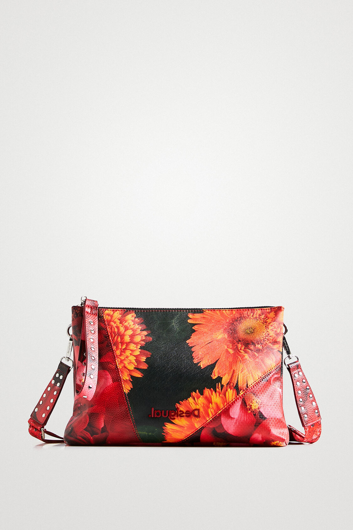 Mayordomo versus semestre Bandolera grandes flores | Desigual.com