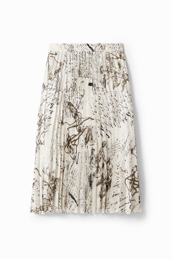 Jupe midi inscriptions | Desigual
