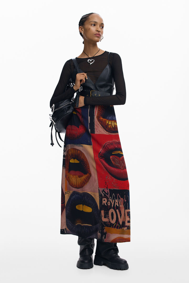 VESTITO A SPALLINE RICICLATO