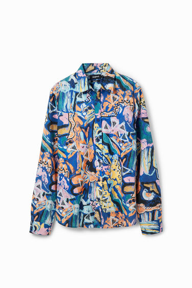 Arty long-sleeve shirt | Desigual