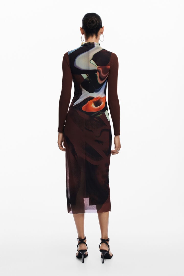 Robe midi multiposition | Desigual