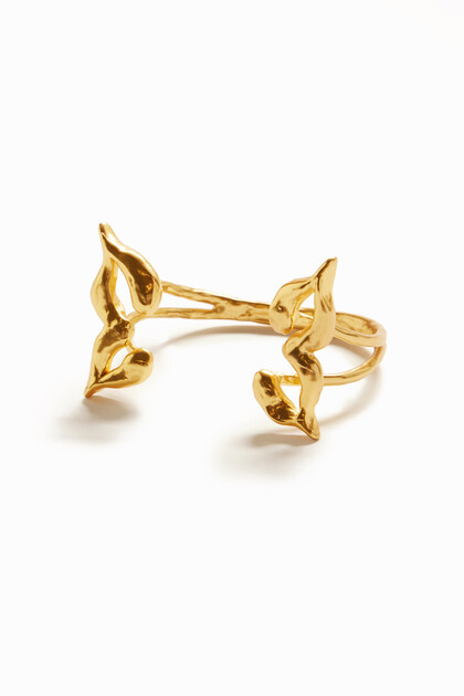 Zalio gold plated butterfly bracelet