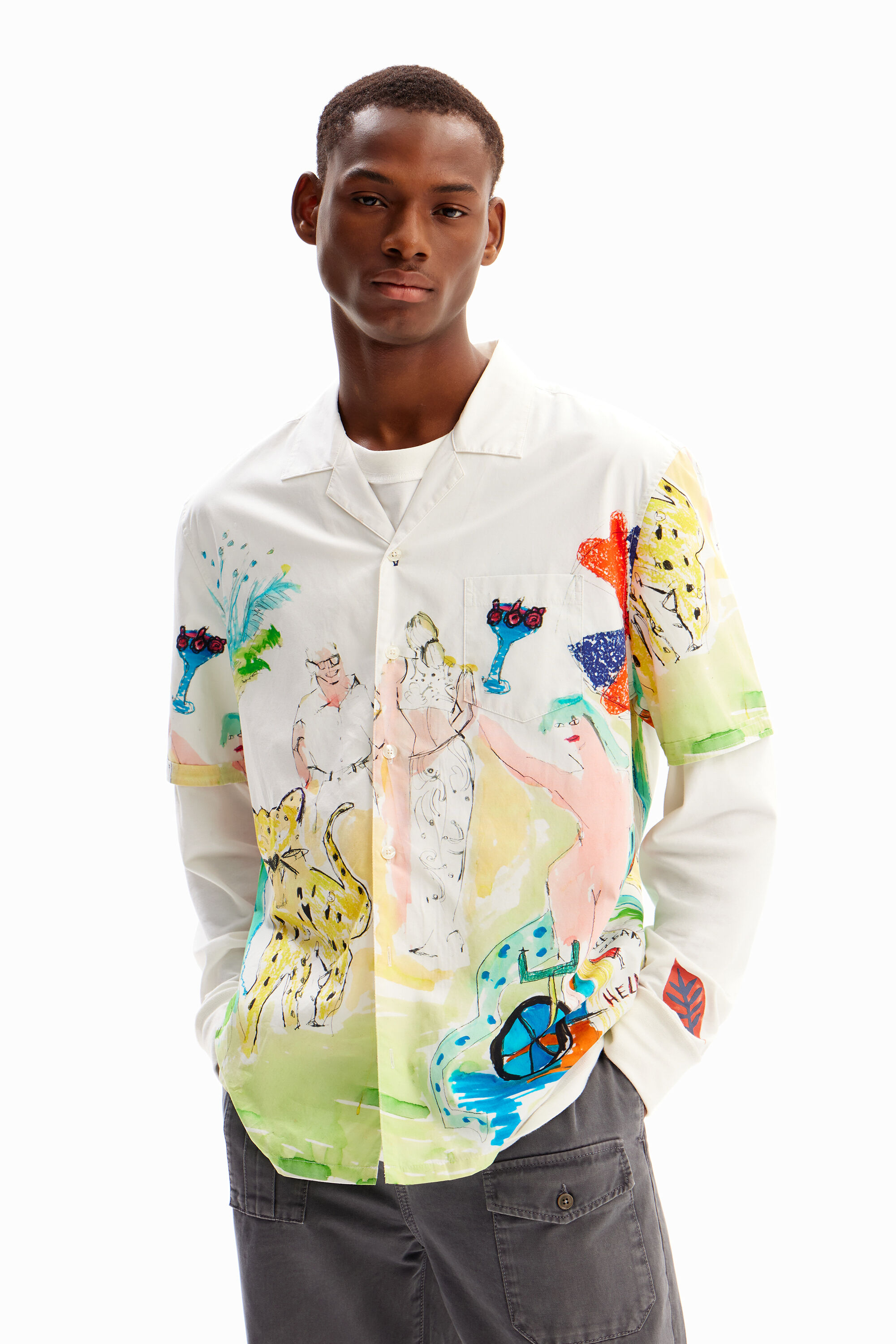 Desigual Arty resort shirt