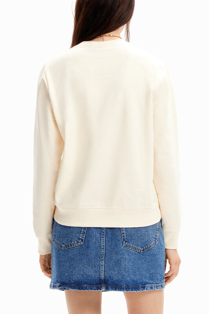 Sweatshirt met arty illustratie | Desigual