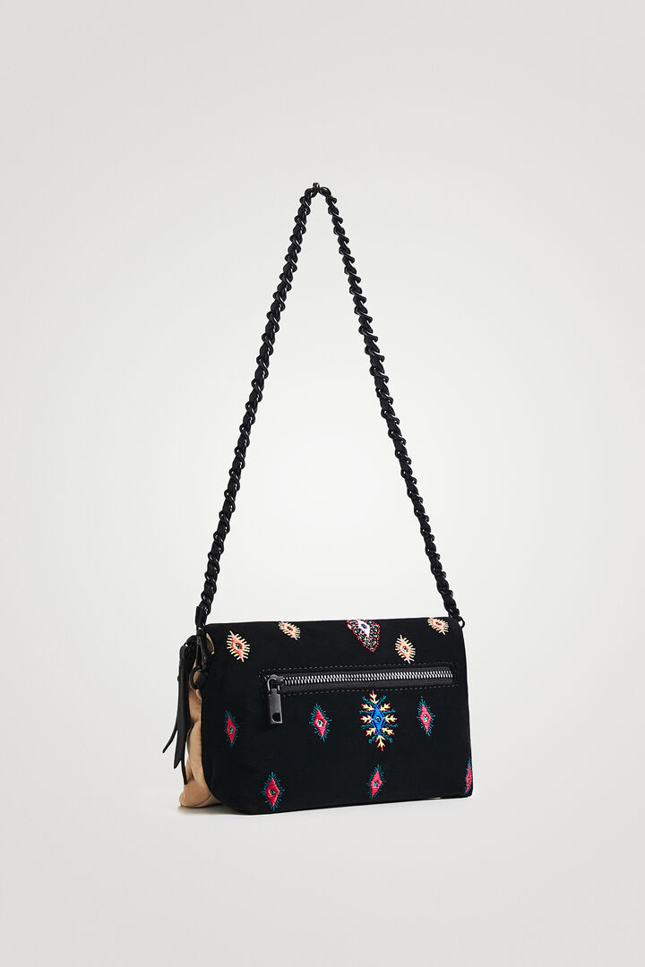 Sac à bandoulière broderie boho | Desigual
