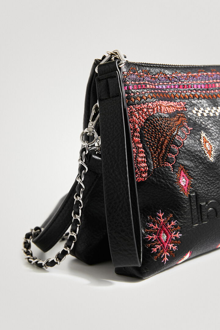 Borsa a tracolla ricami etnici | Desigual