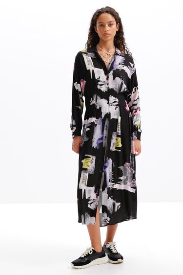 Robe chemise midi | Desigual