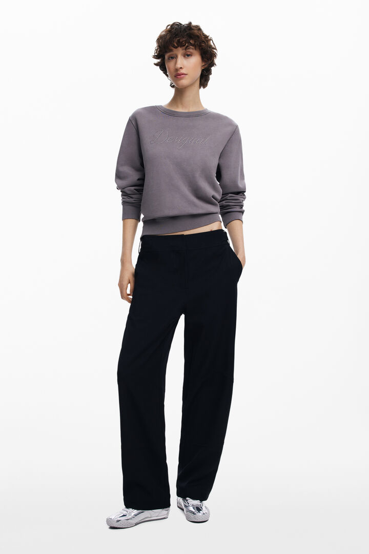 Utility straight pants