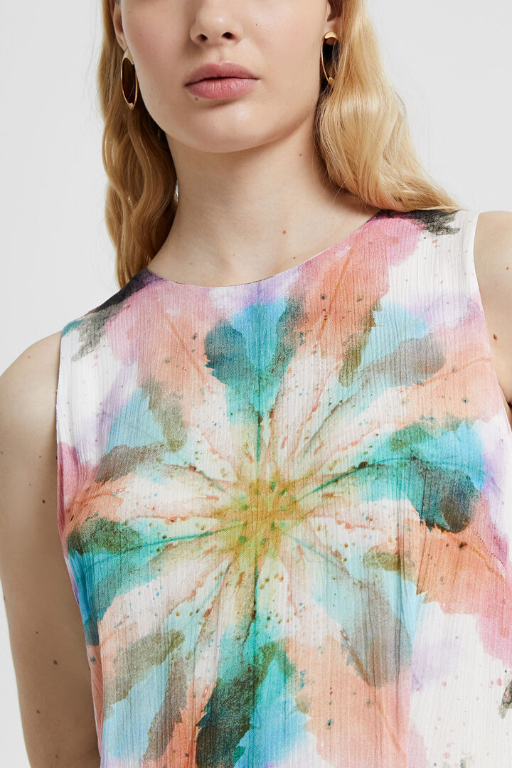 Robe longue délavée | Desigual