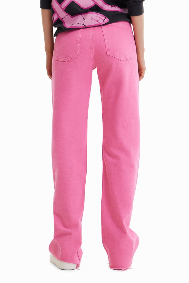 Wide-leg Pink Panther jeans | Desigual