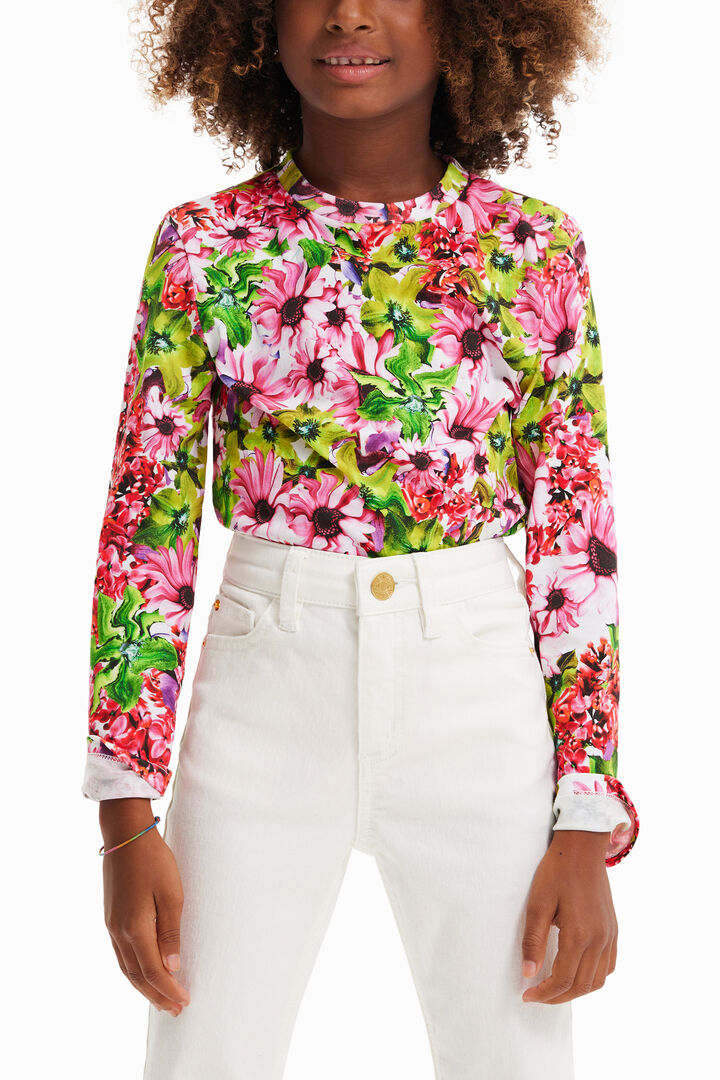 Camiseta floral multicolor | Desigual