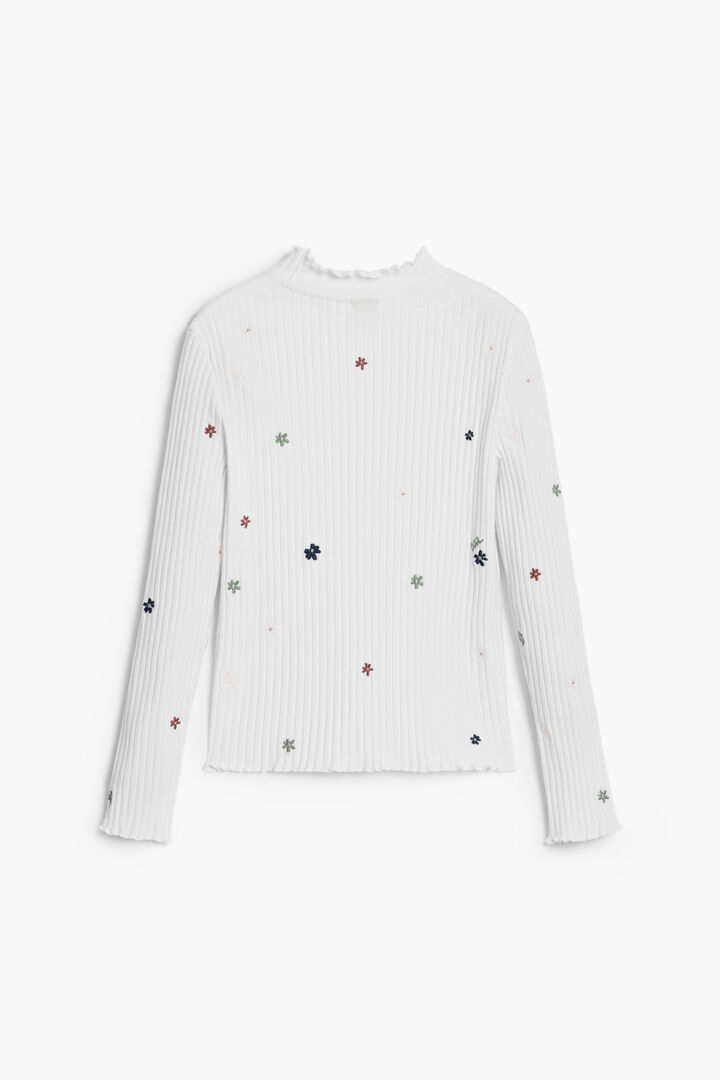Camiseta canalé bordados | Desigual
