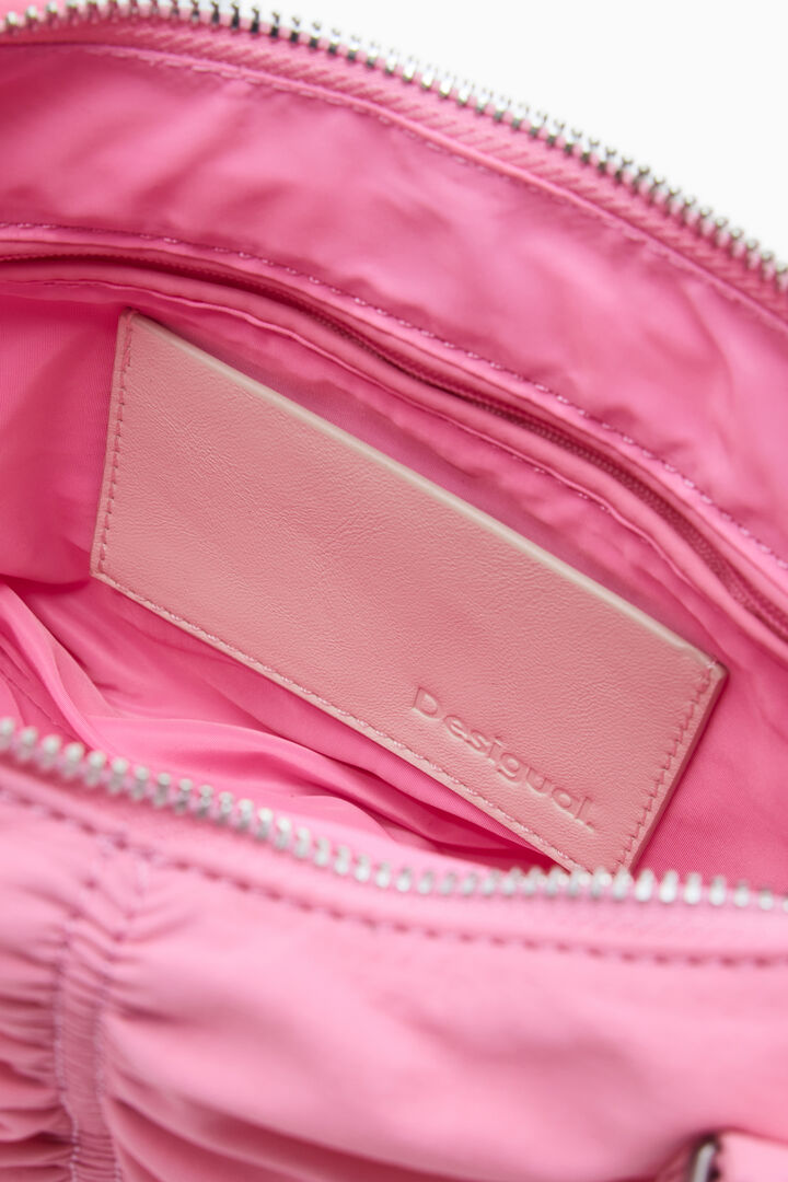 Mittelgroße Tasche mit Schnallen aus Nylon | Desigual