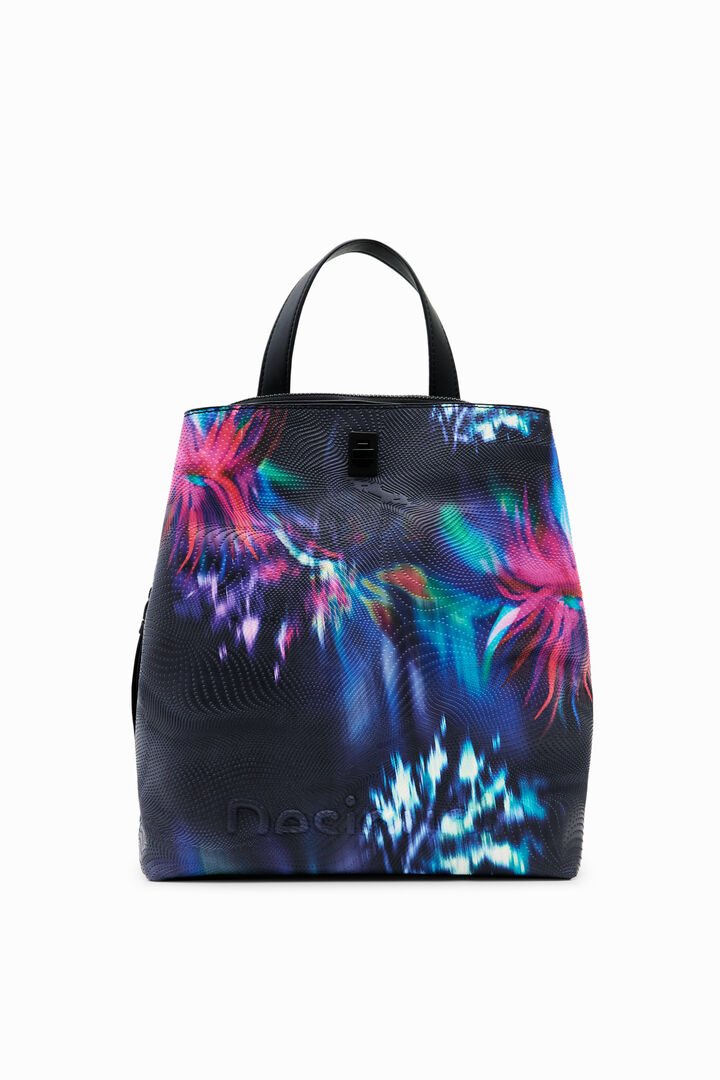 Kleine rugzak met onscherpe print | Desigual