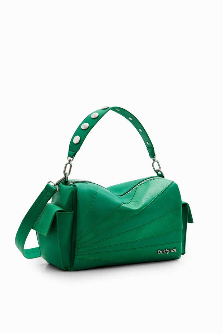 Bolso M patch texturas | Desigual