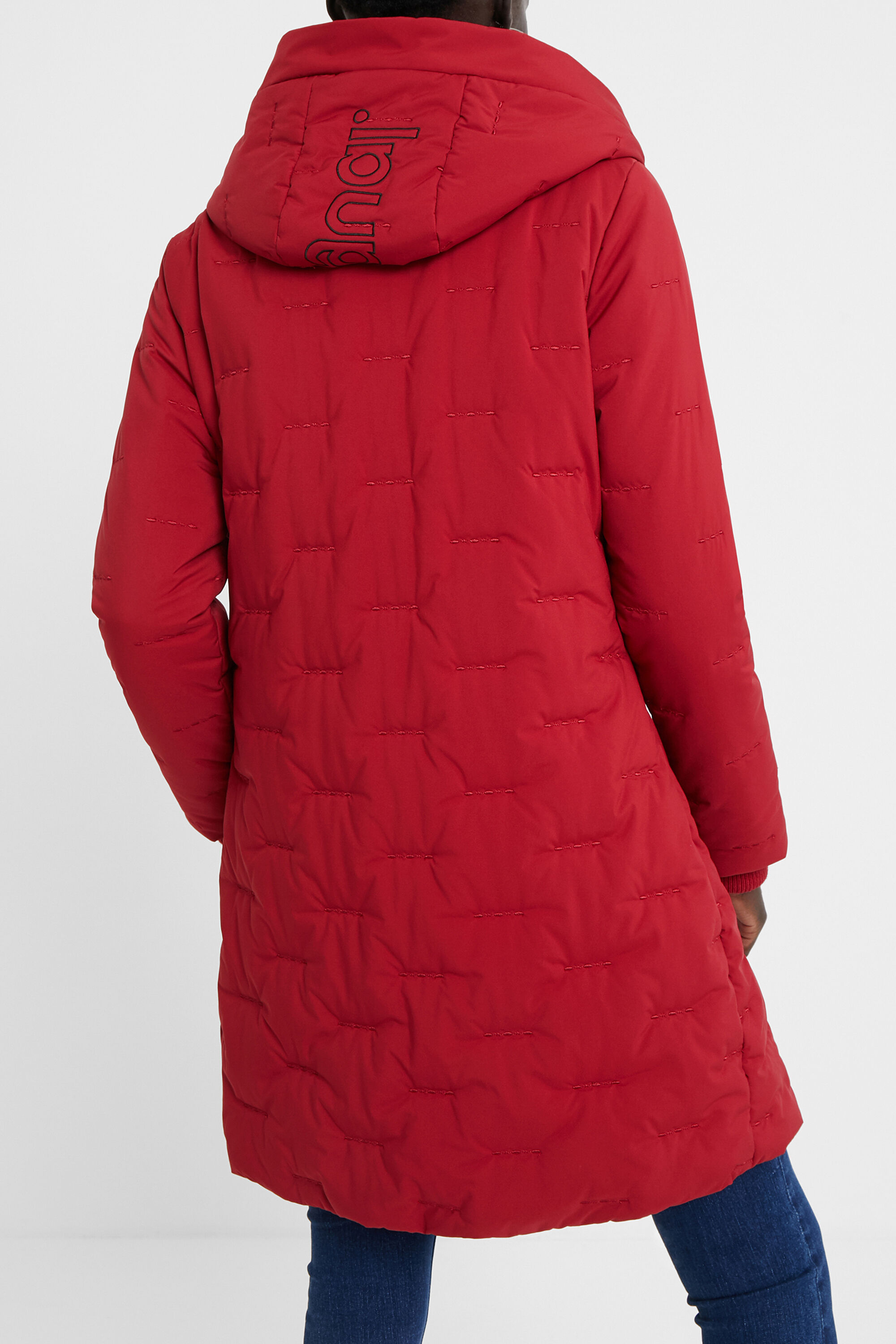 Doudoune rouge desigual hotsell