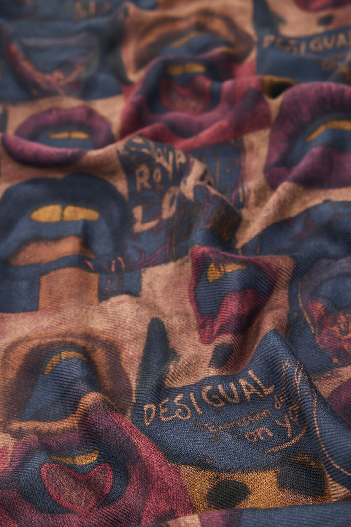 RECTANGLE SCARF BOCAS