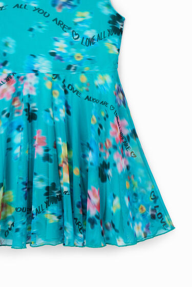 Sleeveless out-of-focus dress | Desigual