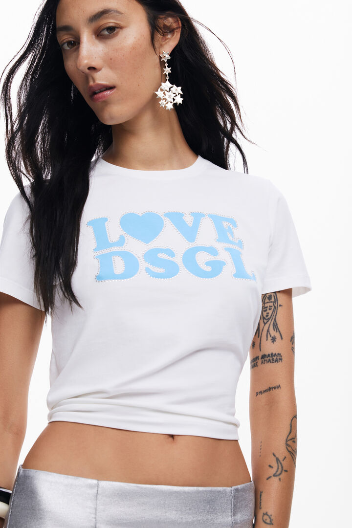 Plain T-shirt text | Desigual