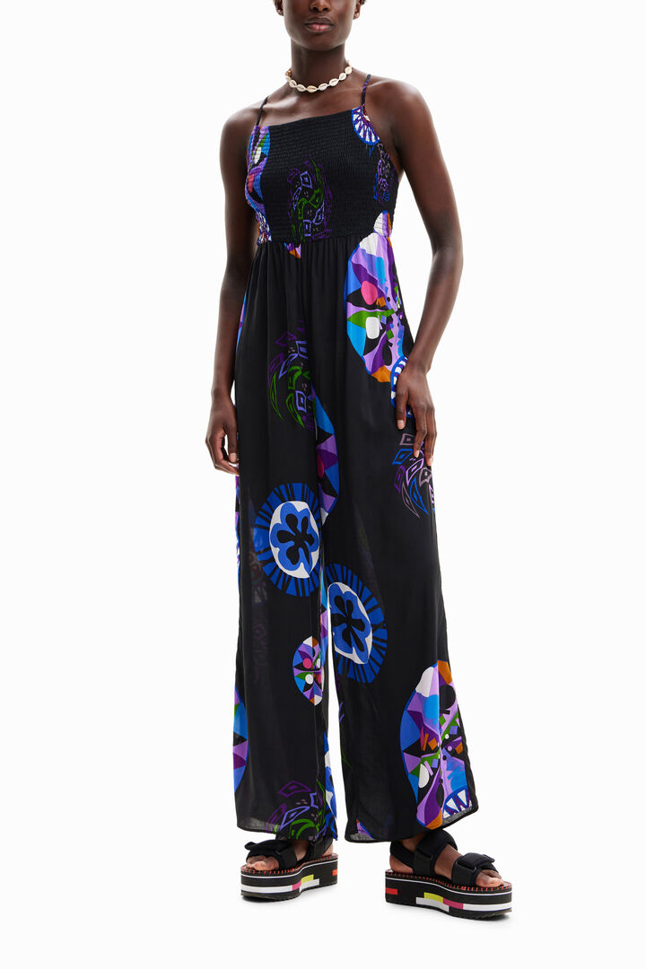 M. Christian Lacroix long strappy jumpsuit | Desigual
