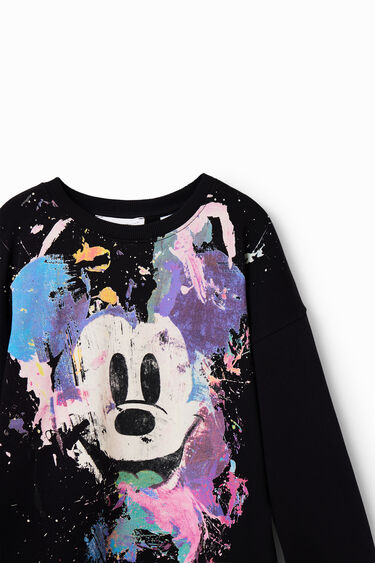Disney Mickey egér festékfoltos pulóver | Desigual