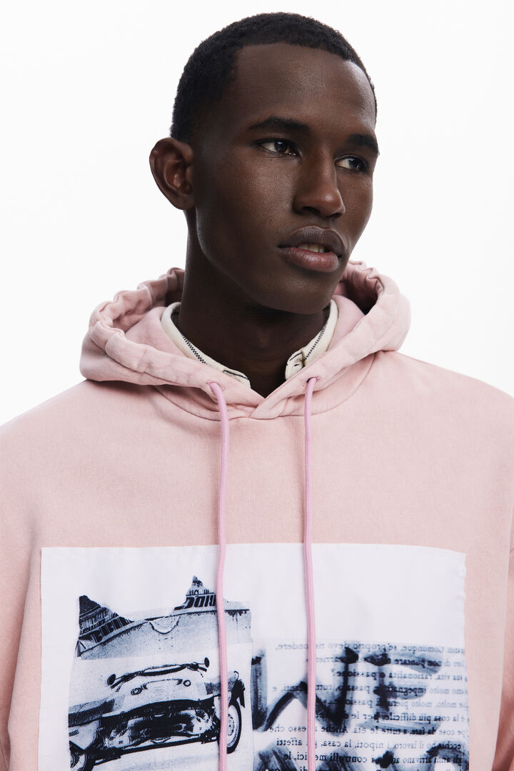Collage-Motor sweatshirt | Desigual