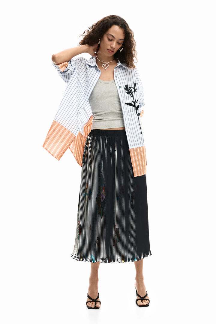 Camisa larga rayas | Desigual