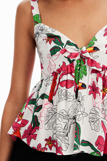Top tirantes tropical | Desigual