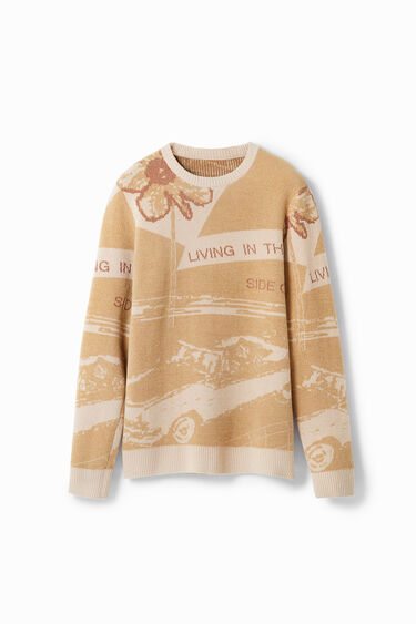 Jersei jacquard cotxe | Desigual