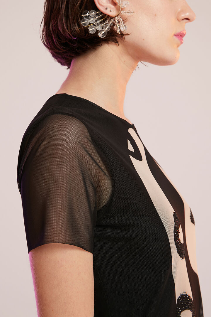 Long semitransparent dress | Desigual