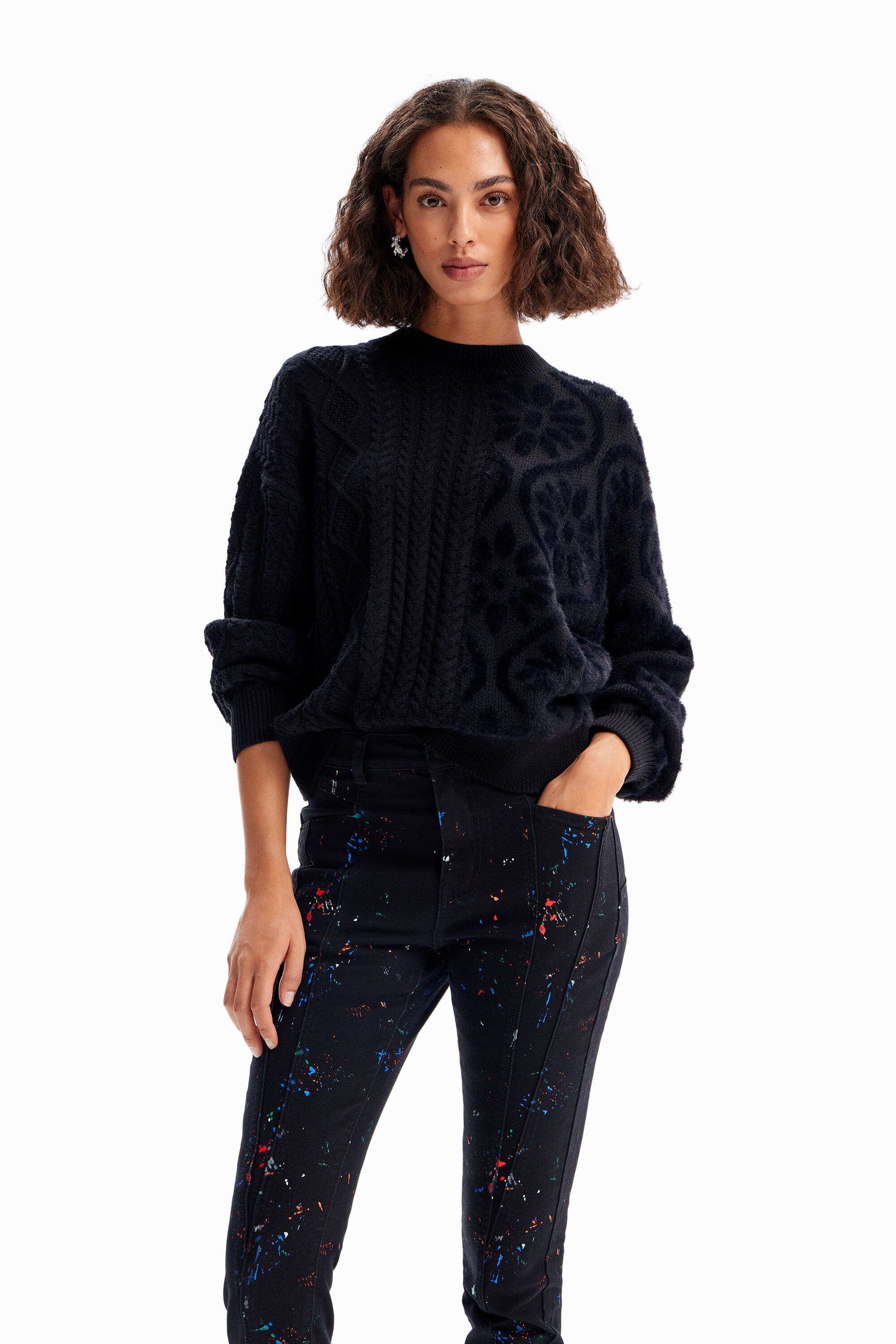 レディース ペイント プッシュアップ スキニージーンズ I Desigual.com