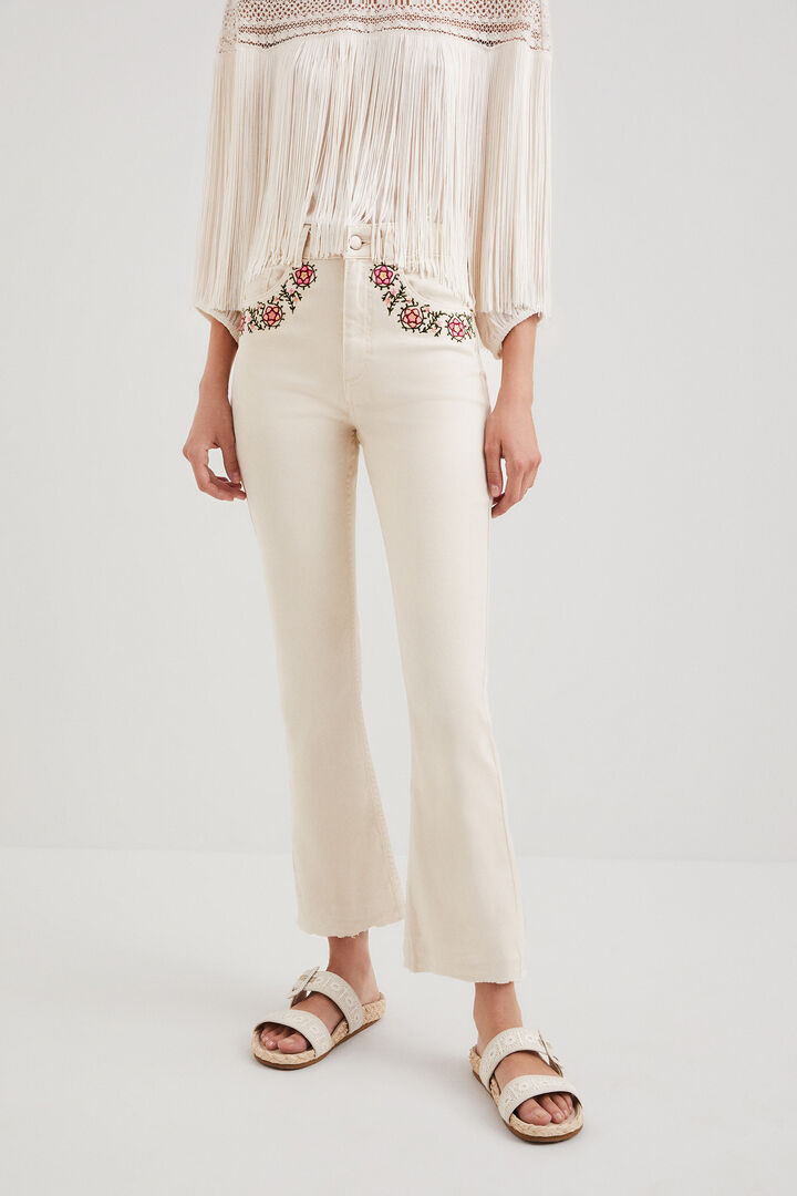 Zvončast cropped jeans | Desigual