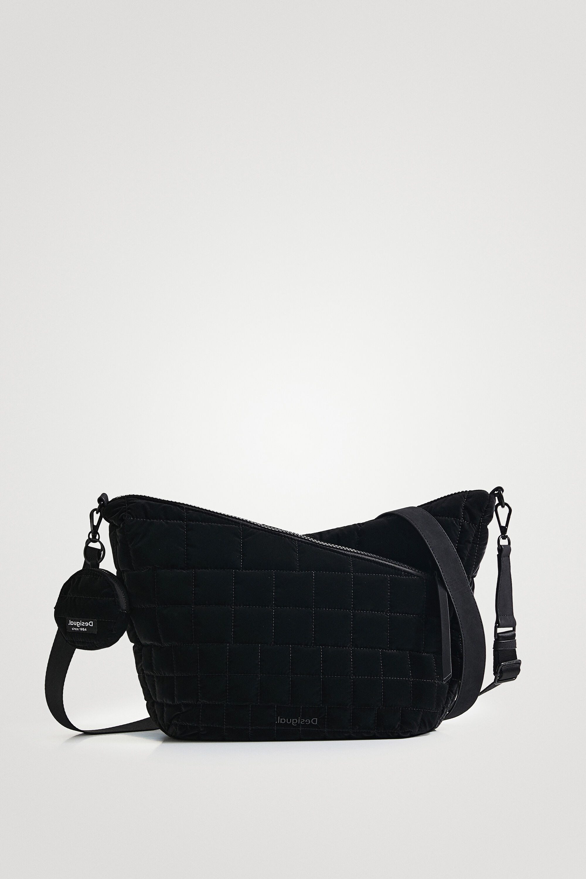 Desigual Padded Sling Bag In Black